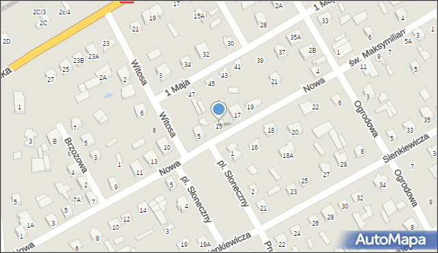 Szepietowo, Nowa, 15, mapa Szepietowo