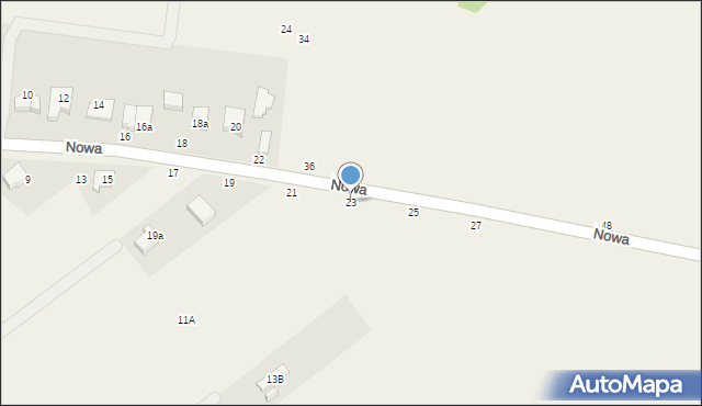 Szewce, Nowa, 23, mapa Szewce
