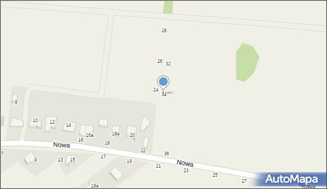 Szewce, Nowa, 34, mapa Szewce