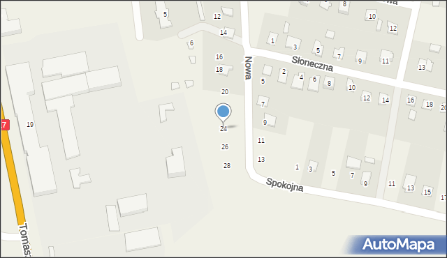 Tarnawatka-Tartak, Nowa, 24, mapa Tarnawatka-Tartak