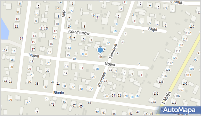 Tarnogród, Nowa, 4, mapa Tarnogród