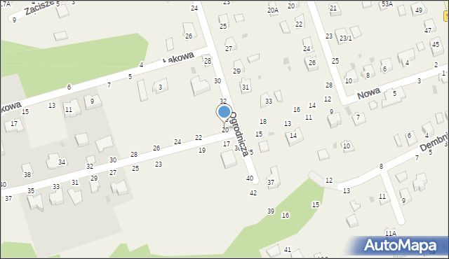 Tarnowiec, Nowa, 20, mapa Tarnowiec