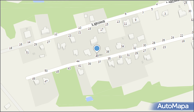 Tarnowiec, Nowa, 40, mapa Tarnowiec