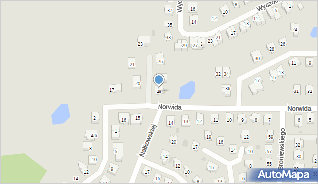 Tczew, Norwida Cypriana Kamila, 28, mapa Tczew