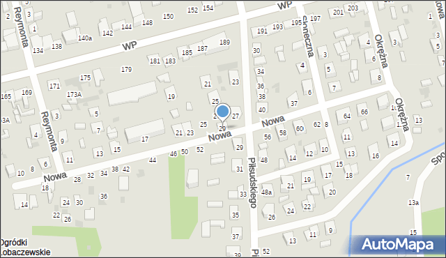 Terespol, Nowa, 29, mapa Terespol