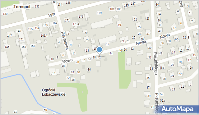 Terespol, Nowa, 42, mapa Terespol