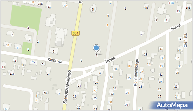 Tłuszcz, Nowa, 3, mapa Tłuszcz