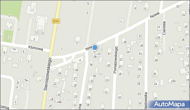 Tłuszcz, Nowa, 6, mapa Tłuszcz