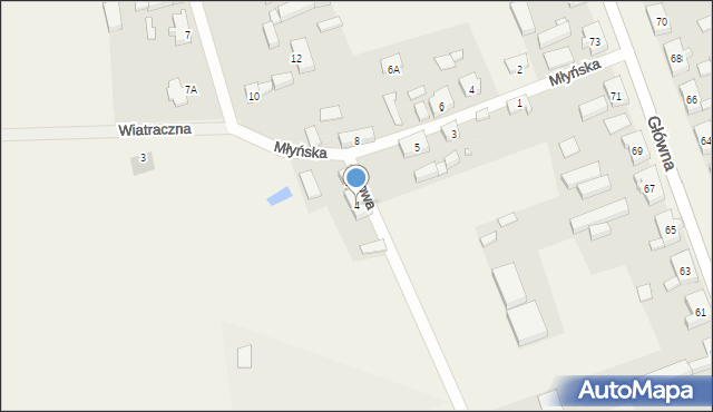 Trzebiszewo, Nowa, 4, mapa Trzebiszewo