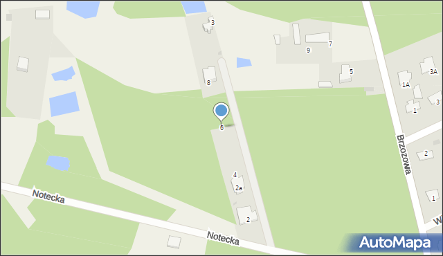 Tur, Notecka, 6, mapa Tur