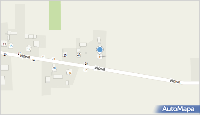 Turów, Nowa, 31, mapa Turów