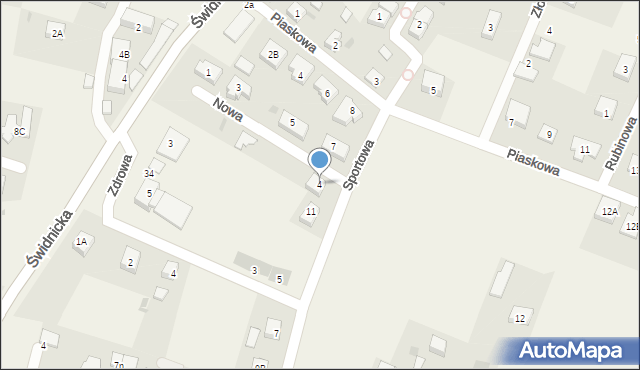 Tyniec Mały, Nowa, 4, mapa Tyniec Mały