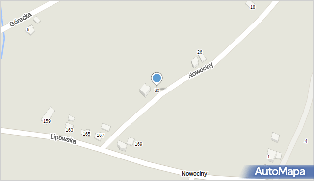 Ustroń, Nowociny, 30, mapa Ustroń
