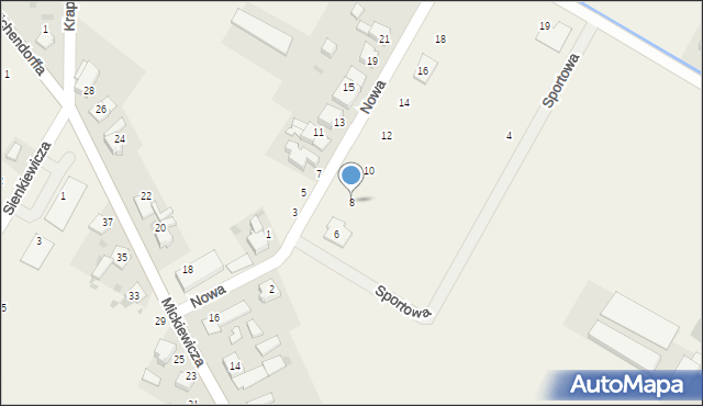 Walce, Nowa, 8, mapa Walce