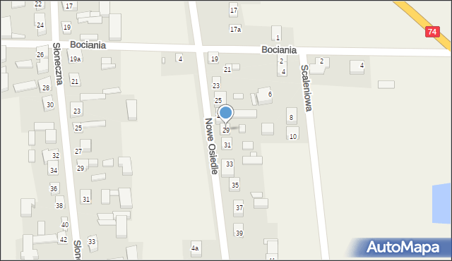 Walichnowy, Nowe Osiedle, 29, mapa Walichnowy