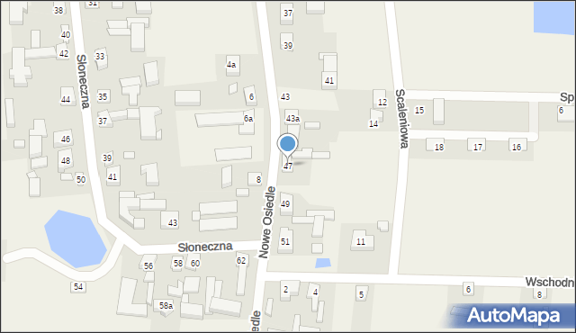 Walichnowy, Nowe Osiedle, 47, mapa Walichnowy