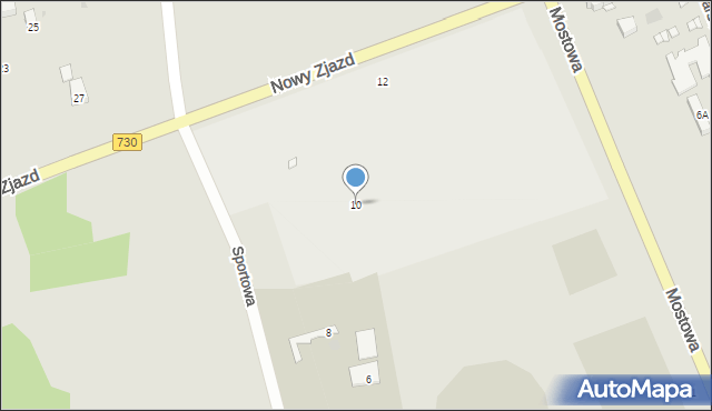 Warka, Nowy Zjazd, 10, mapa Warka