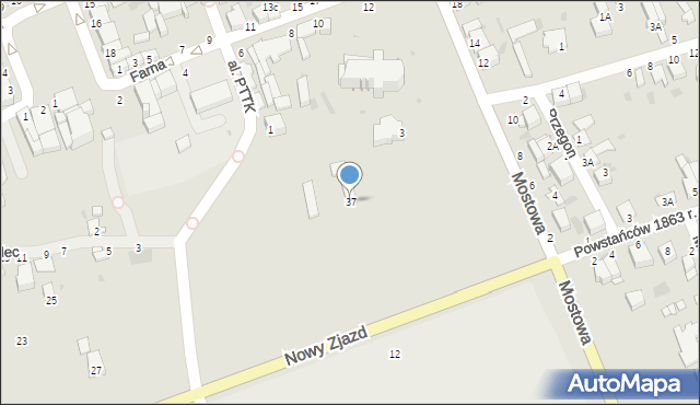 Warka, Nowy Zjazd, 37, mapa Warka