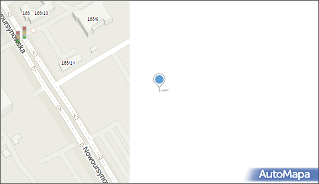 Warszawa, Nowoursynowska, 164BL27, mapa Warszawy