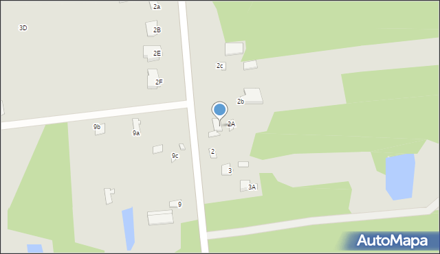 Węgrów, Nowiny, 2AA, mapa Węgrów