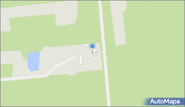Węgrów, Nowiny, 4, mapa Węgrów