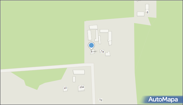 Węgrów, Nowiny, 7, mapa Węgrów