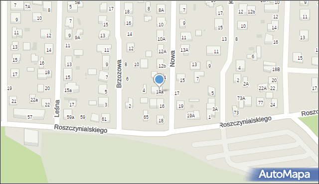 Wejherowo, Nowa, 14a, mapa Wejherowo