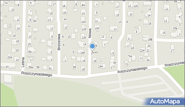 Wejherowo, Nowa, 17, mapa Wejherowo