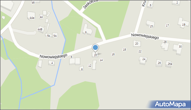 Wejherowo, Nowowiejskiego Feliksa, 10, mapa Wejherowo