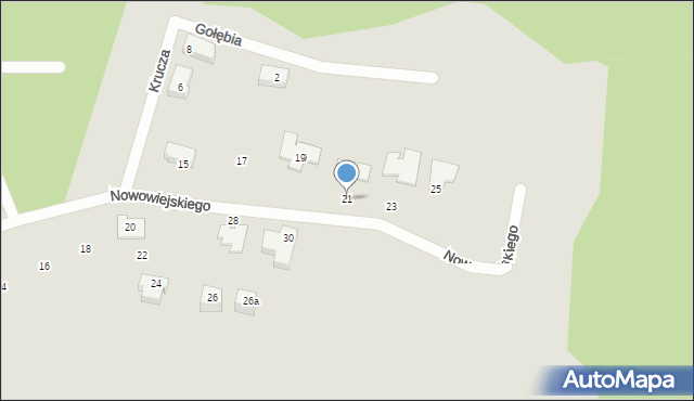 Wejherowo, Nowowiejskiego Feliksa, 21, mapa Wejherowo