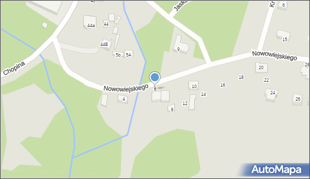 Wejherowo, Nowowiejskiego Feliksa, 6, mapa Wejherowo