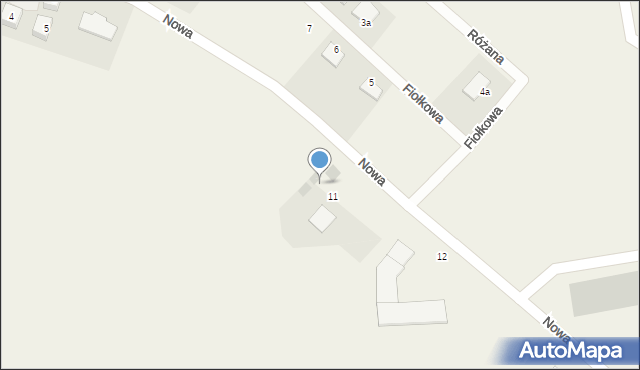 Wiechlice, Nowa, 11a, mapa Wiechlice