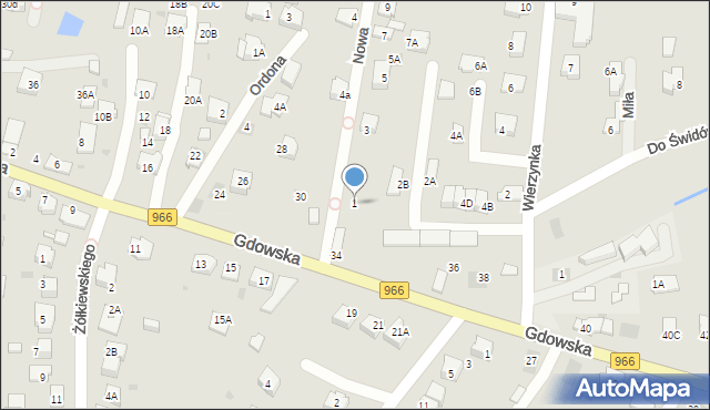 Wieliczka, Nowa, 1, mapa Wieliczka