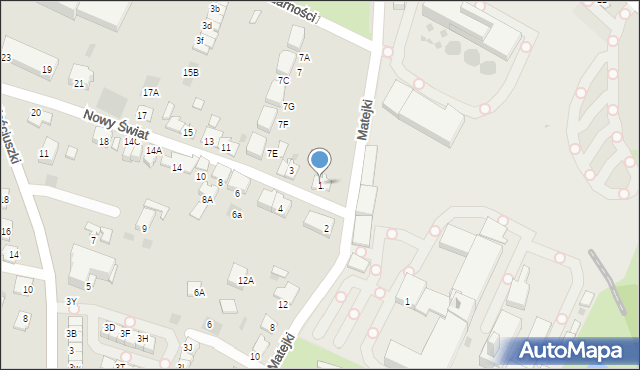 Wieliczka, Nowy Świat, 1, mapa Wieliczka