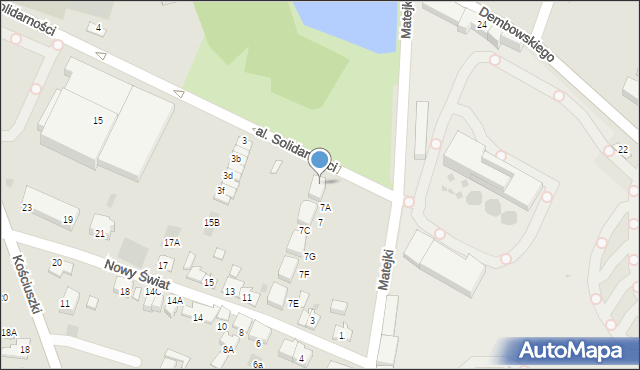 Wieliczka, Nowy Świat, 7I, mapa Wieliczka