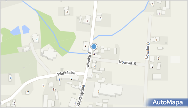 Wielki Komorsk, Nowska A, 4, mapa Wielki Komorsk