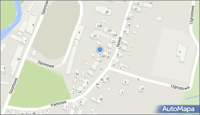 Wieruszów, Nowa, 13A, mapa Wieruszów