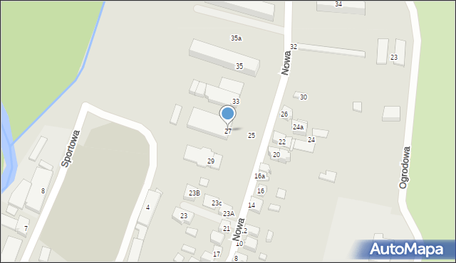 Wieruszów, Nowa, 27, mapa Wieruszów