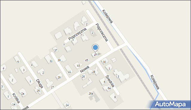 Wilkowice, Nowa, 47, mapa Wilkowice