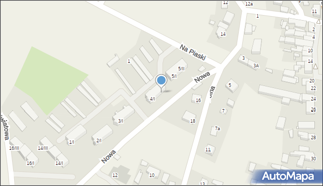 Wińsko, Nowa, 4/II, mapa Wińsko