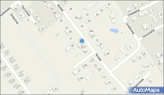 Wiry, Nowa, 31, mapa Wiry
