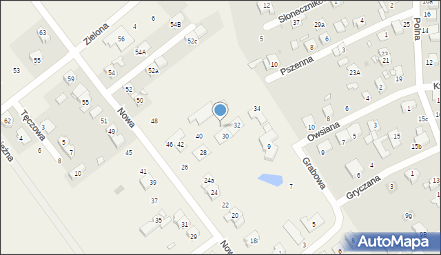 Wiry, Nowa, 38, mapa Wiry