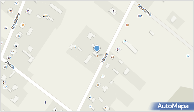 Wisznice, Nowa, 3, mapa Wisznice