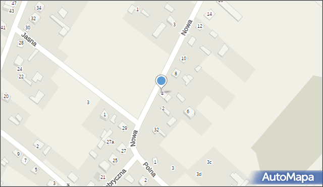 Wisznice, Nowa, 4, mapa Wisznice