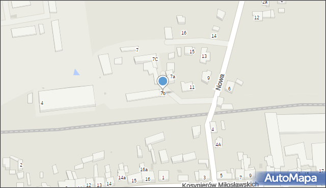 Witkowo, Nowa, 7b, mapa Witkowo