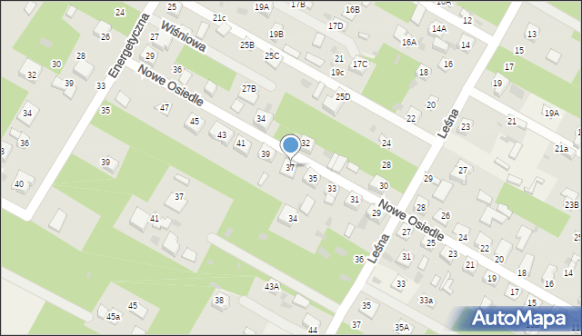 Włodzimierzów, Nowe Osiedle, 37, mapa Włodzimierzów