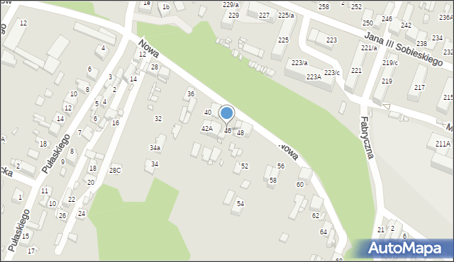 Wojkowice, Nowa, 46, mapa Wojkowice