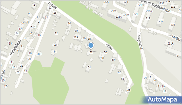 Wojkowice, Nowa, 52, mapa Wojkowice