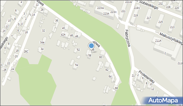 Wojkowice, Nowa, 56A, mapa Wojkowice