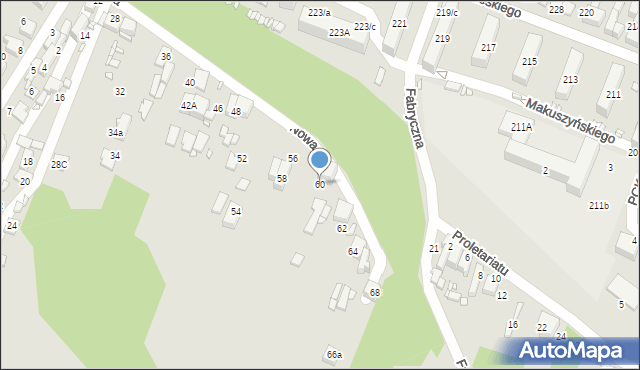 Wojkowice, Nowa, 60, mapa Wojkowice